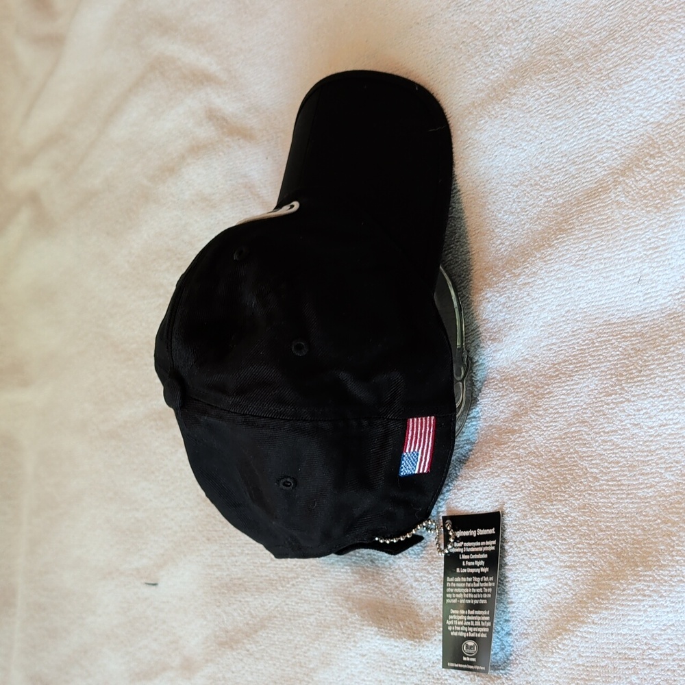 Buell Black Foldable Brim Cap - Men Accessories - Picture 3 of 8